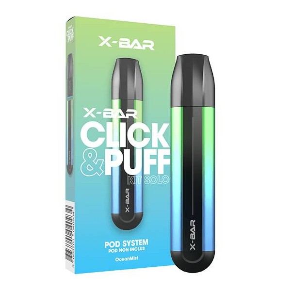 Click & Puff - Kit Solo Ocean Mist X-Bar