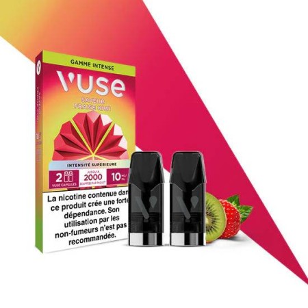 Fraise kiwi Gamme Intense - Vuse